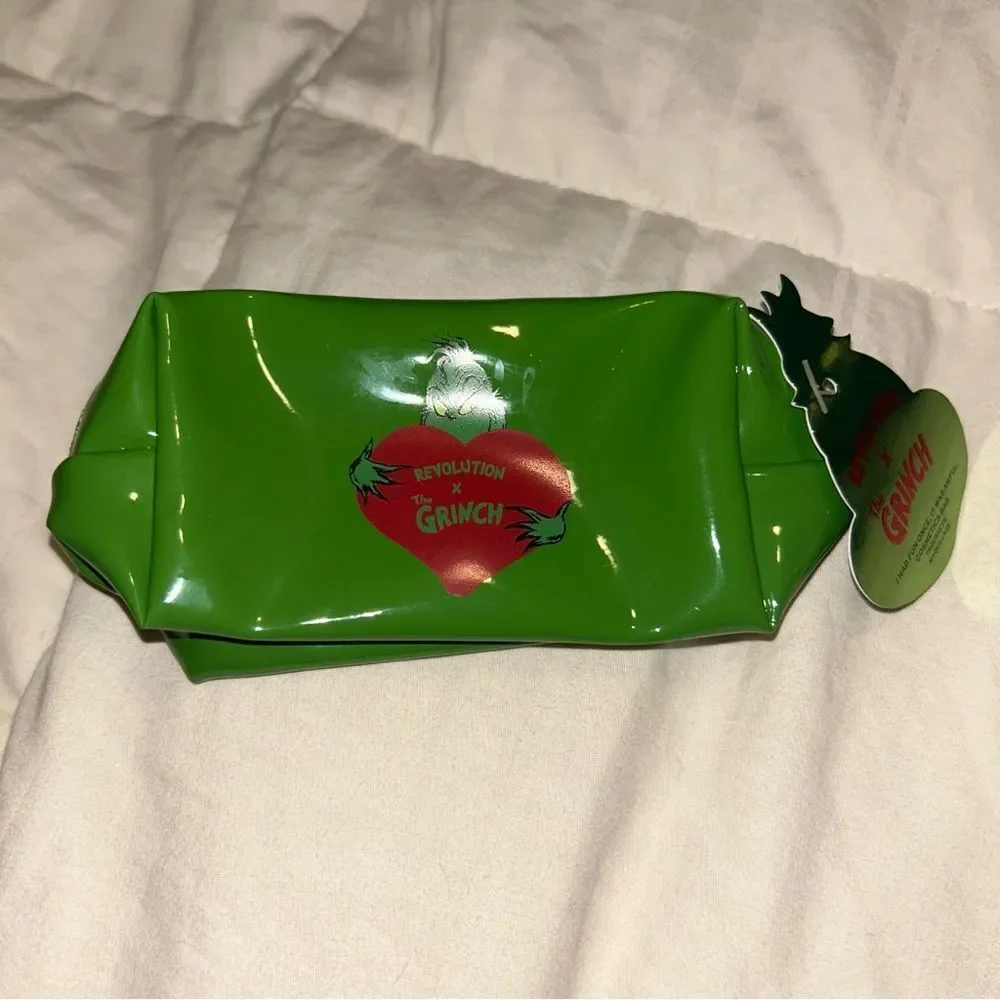 NWT Revolution x The Grinch Mini Cosmetic Bag - Picture 3 of 6